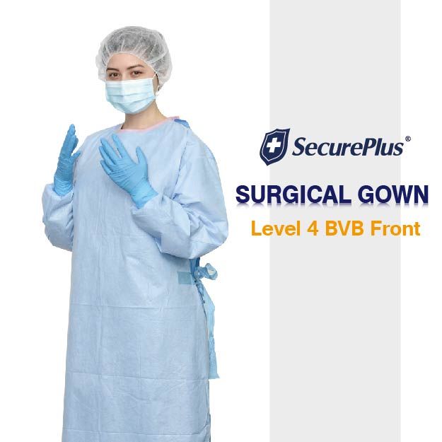 SecurePlus® Sterile Surgical Gown AAMI Level 4 BVB Front panel