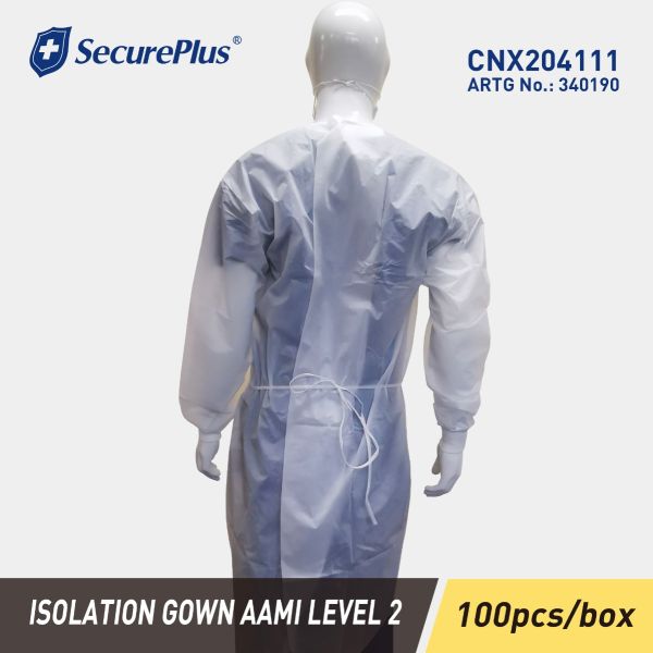 SECUREPLUS® ISOLATION GOWN, AUD:1.70 AAMI LEVEL 2 - promotion without free delivery