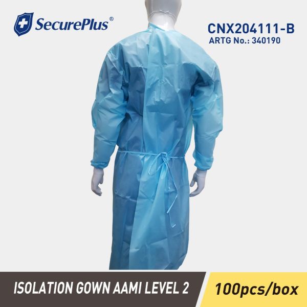 SECUREPLUS® ISOLATION GOWN 100pcs/carton, AAMI LEVEL 2