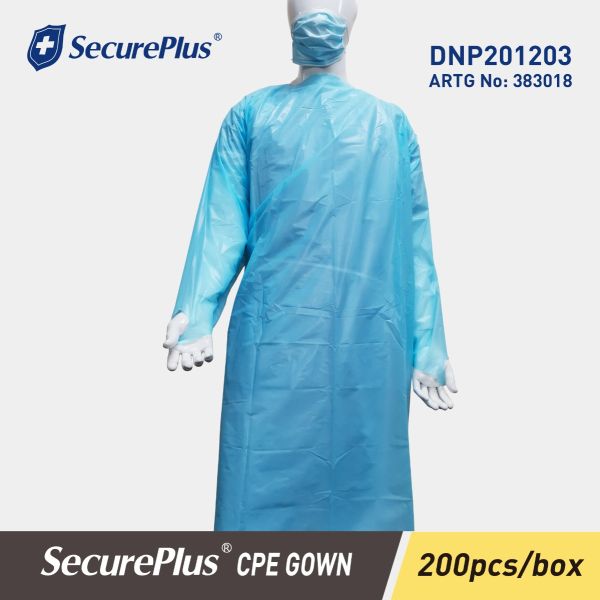 SECUREPLUS® CPE GOWN AUD:0.65/PC ARTG NO: 383018 - low price without free shipping