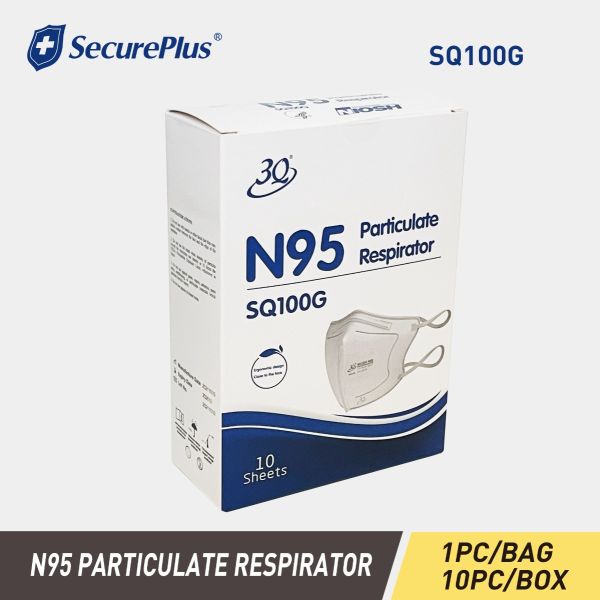 SecurePlus N95 Particulate Respirator (3 Boxes Package or more), promotion, $ 1.20/pc