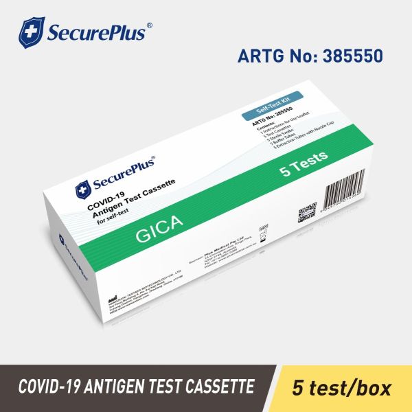 COVID-19 Antigen Test Kit ARTG: 385550 -  4 X 5 tests per box  ($1.30./test) (Expiry May 2026)
